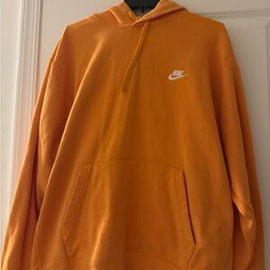 Nike Men's Bright Orange Hoodie